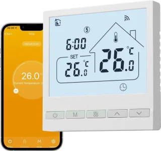 ShopGlobe Slimme Thermostaat Touchscreen WiFi
