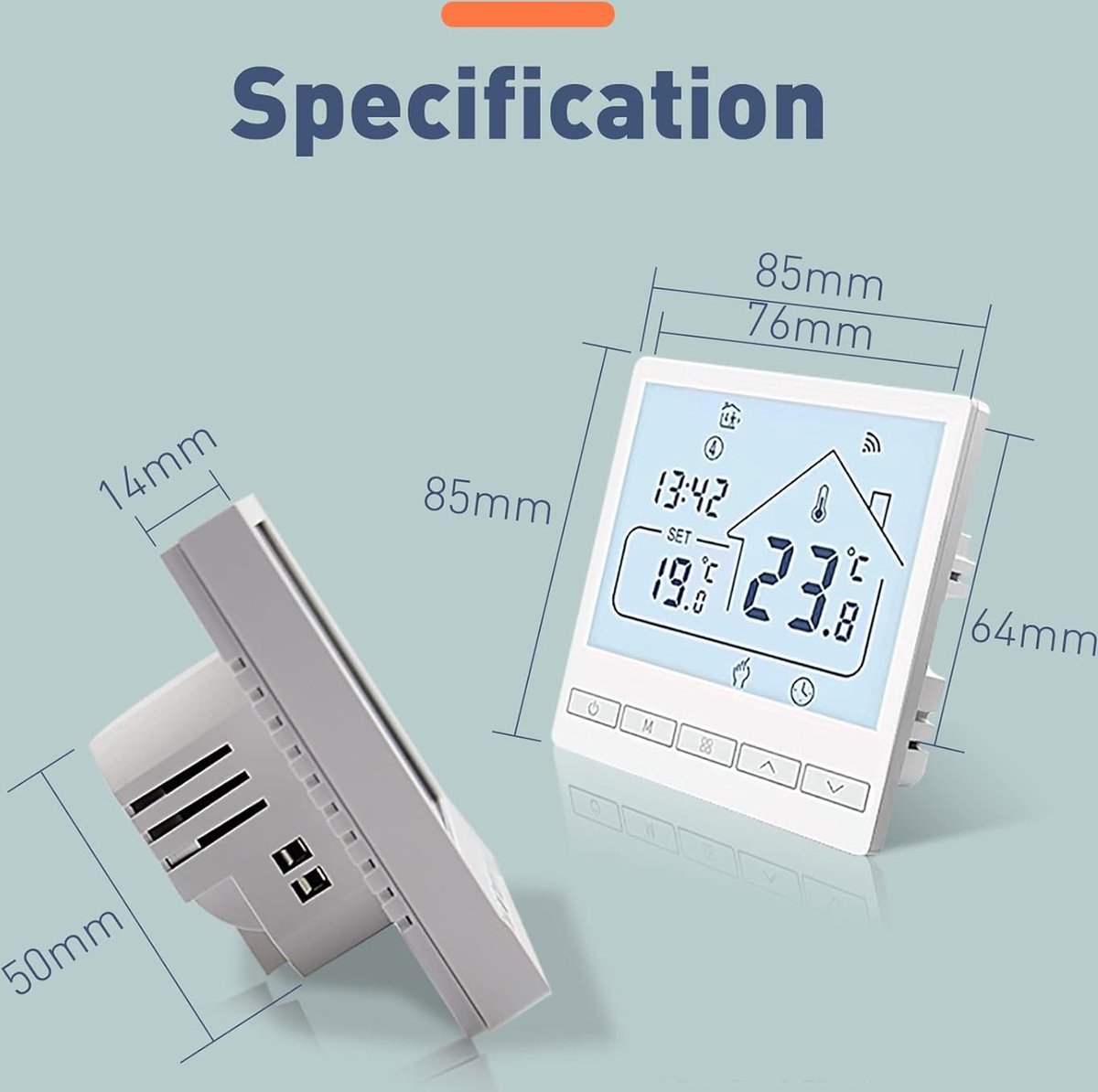 Wat vinden we goed aan de ShopGlobe Slimme Thermostaat Touchscreen WiFi