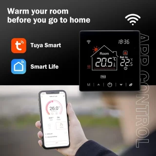 ShopGlobe Slimme Thermostaat WiFi Touchscreen