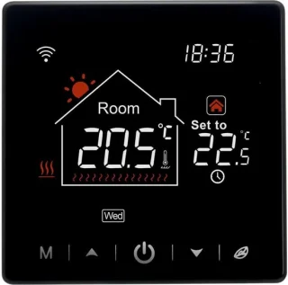 ShopGlobe Slimme Thermostaat WiFi Touchscreen