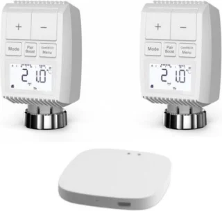 Silumen Kit 2 Thermostatische Koppen + Zigbee Gateway
