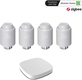 Silumen Kit 2 Thermostatische Koppen + Zigbee Gateway