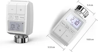 Silumen Kit 4 Thermostatische Koppen LCD Zigbee Gateway