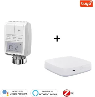 Silumen Kit 4 Thermostatische Koppen LCD Zigbee Gateway