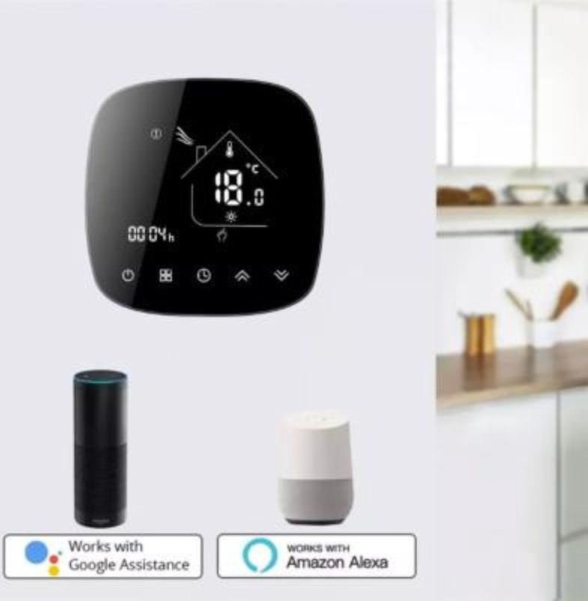 Wat vinden we goed aan de SILUMEN Thermostaat Waterverwarming Kunststof Wi-Fi