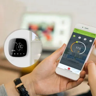 SILUMEN Thermostaat Waterverwarming Kunststof Wi-Fi