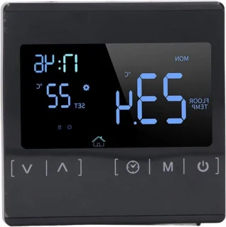 Slimme digitale thermostaat vloerverwarming - wit