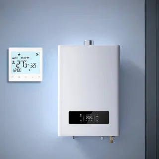 Slimme Inbouw Thermostaat Chronoscherm Wit 3amp 4-Draads