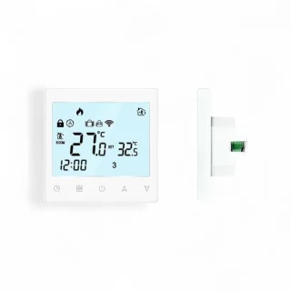 Slimme Inbouw Thermostaat Chronoscherm Wit 3amp 4-Draads