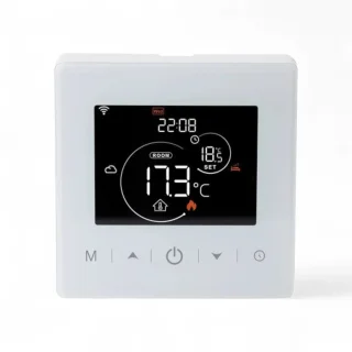 Slimme Opbouw Thermostaat 3AMP Wit 2-draads aansluiting