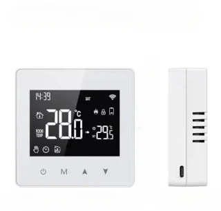 Slimme Opbouw Thermostaat Wit 3amp USB-C 2-draads