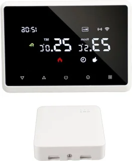 Slimme programmeerbare thermostaat - wit