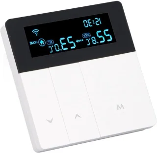 Slimme programmeerbare thermostaat wit