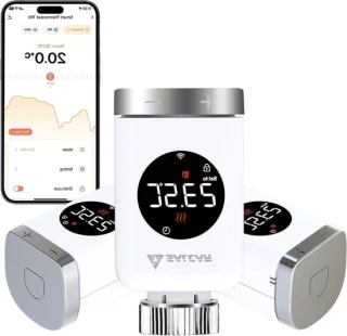 Slimme radiator thermostaat 3 stuks wit