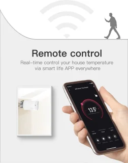 Slimme radiatorknop set wit