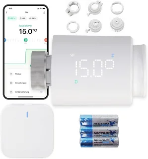 Slimme radiatorknoppen Zigbee-hub