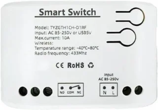 Slimme temperatuur controller - schakelaar meter - wit