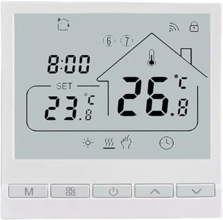 Slimme thermostaat 86x86mm wit