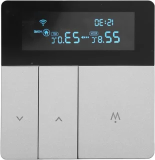 Slimme thermostaat digitale regelaar grijs