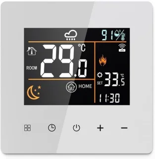 Slimme thermostaat - digitale regelaar - wit