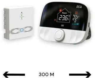Slimme Thermostaat Draaiknop Wit 3amp