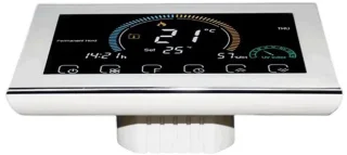 Slimme Thermostaat Inbouw 3amp 4-Draads Wit Vierkant