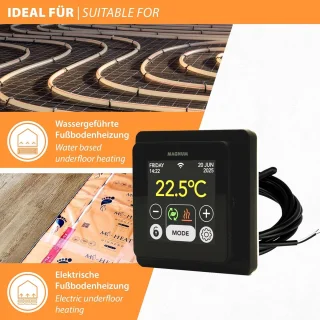 Slimme thermostaat met vloersensor