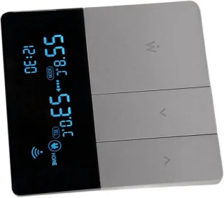Slimme thermostaat - programmeerbaar display - temperatuursregeling - met kabel van 3 meter - wit