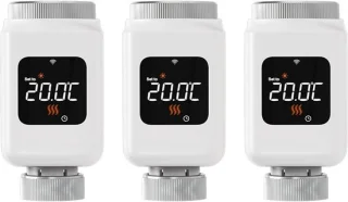 Slimme thermostaat radiatorkraan TRV - 3 stuks - wit