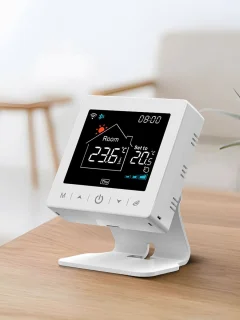 Slimme Thermostaat RF Wit 3amp USB-C & AAA Voeding