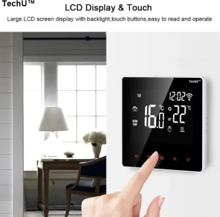 Slimme Thermostaat S2 Wit Gas Boiler Wifi App