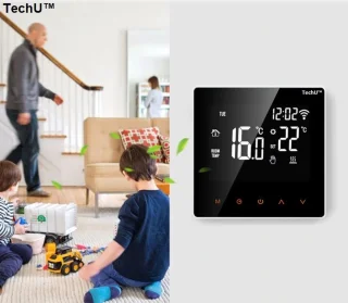 Slimme Thermostaat S2 Wit Gas Boiler Wifi App