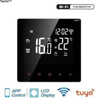 Slimme Thermostaat S2 Wit Gas Boiler Wifi App