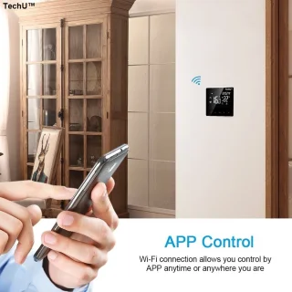 Slimme Thermostaat S2 Wit Gas Boiler Wifi App
