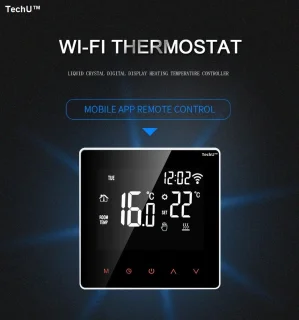 Slimme Thermostaat S2 Wit Gas Boiler Wifi App