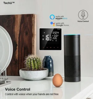 Slimme Thermostaat S2 Wit Gas Boiler Wifi App