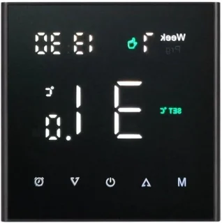 Slimme thermostaat - Verwarming regelaar - zwart