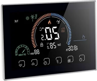 Slimme thermostaat verwarmingsregelaar ketelthermostaat zwart