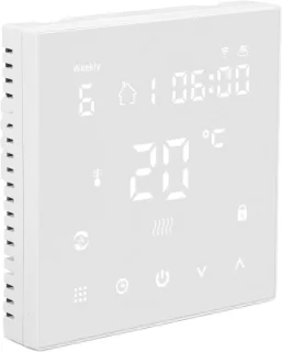 Slimme thermostaat - verwarmingsregelaar - zwart
