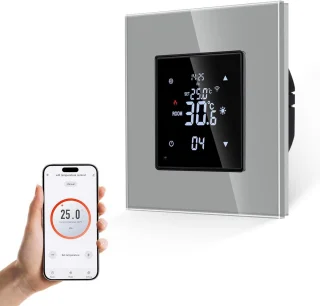 Slimme thermostaat voor elektrische en vloerverwarming