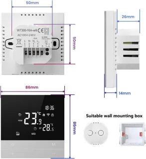 Slimme thermostaat voor vloerverwarming