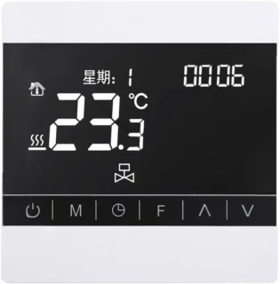 Slimme thermostaat voor vloerverwarming - wit