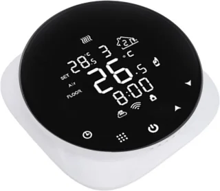 Slimme thermostaat voor vloerverwarming wit