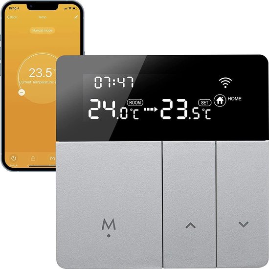 Slimme Thermostaat WiFi Touchscreen voor CV review