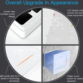 Slimme Thermostaat WiFi Touchscreen Wit