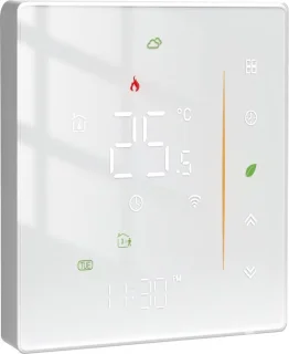 Slimme Thermostaat WiFi Touchscreen Wit