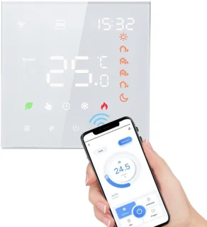 Slimme thermostaat wit