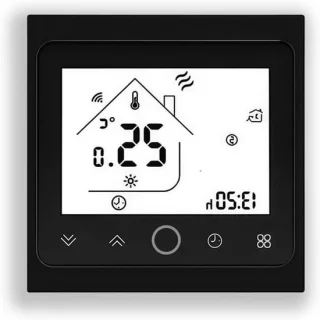 Slimme Thermostaat zwart