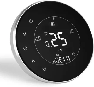 Slimme thermostaat zwart