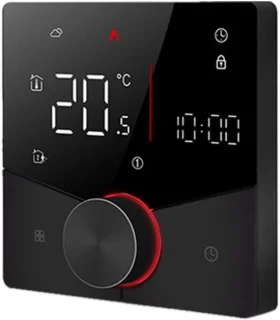Slimme thermostaat - zwart